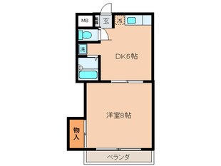 シャロム新町の物件間取画像